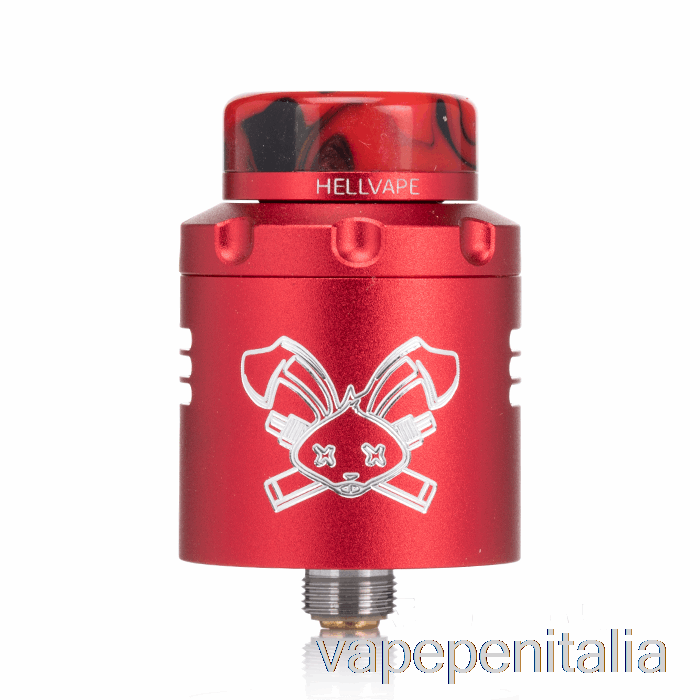 Scatola Vape Mod Hellvape Dead Rabbit V3 24mm Rda Rosso